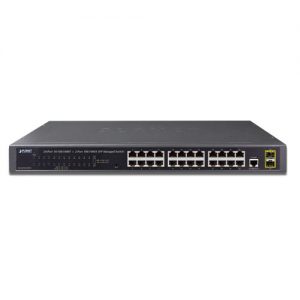 Planet GS-4210-24T2S 24-Port 10/100/1000T + 2-Port 100/1000X SFP Managed Switch