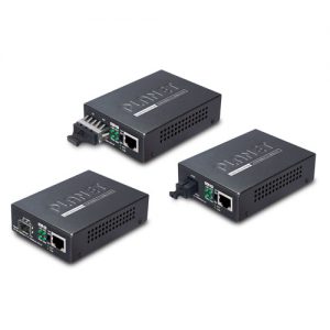 Planet GT-805A 10/100/1000BASE-T to 100/1000BASE-X Media Converter (mini-GBIC, SFP)-distance depend on SFP module