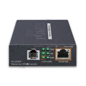 Planet VC-231GP 1-Port 10/100/1000T 802.3at PoE+ Ethernet to VDSL2 Converter