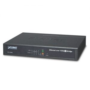 Planet VC-234G 4-Port 10/100/1000T Ethernet to VDSL2 Bridge – 30a profile w/ G.vectoring, RJ11