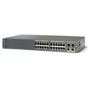 WS-C2960+24TC-S Catalyst 2960 Plus 24 10/100 + 2T/SFP LAN Lite