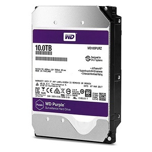 Ổ cứng Western WD Purple 10TB WD100PURZ – CHUYÊN DỤNG CHO CAMERA